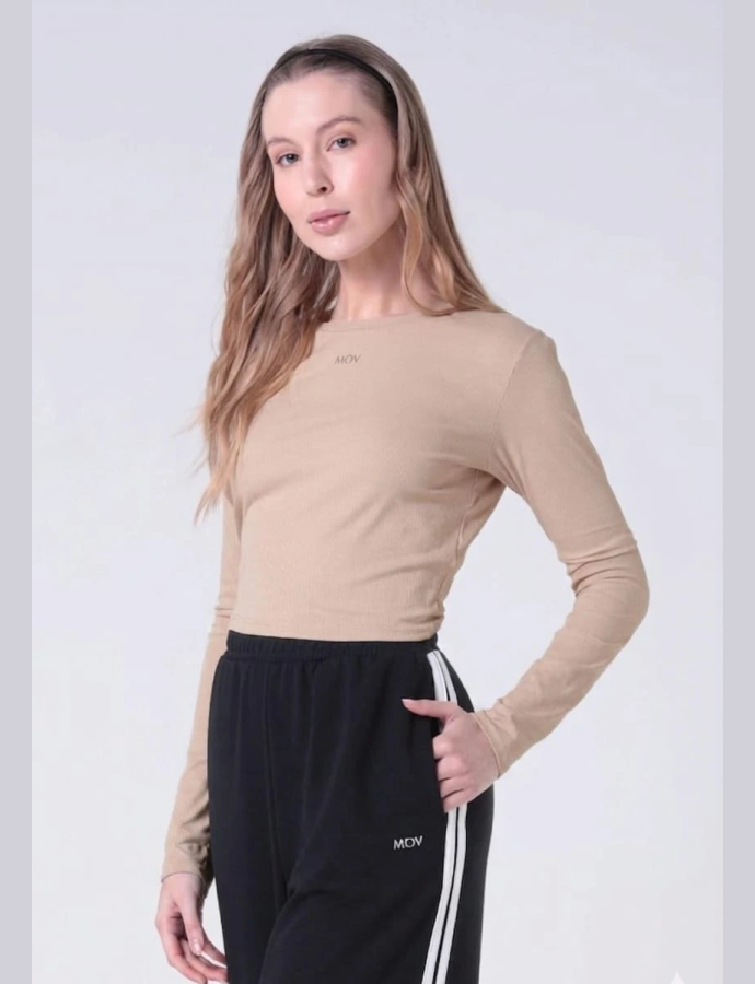 BLUSA MANGA LARGA -- FLUITY POLIAMIDA